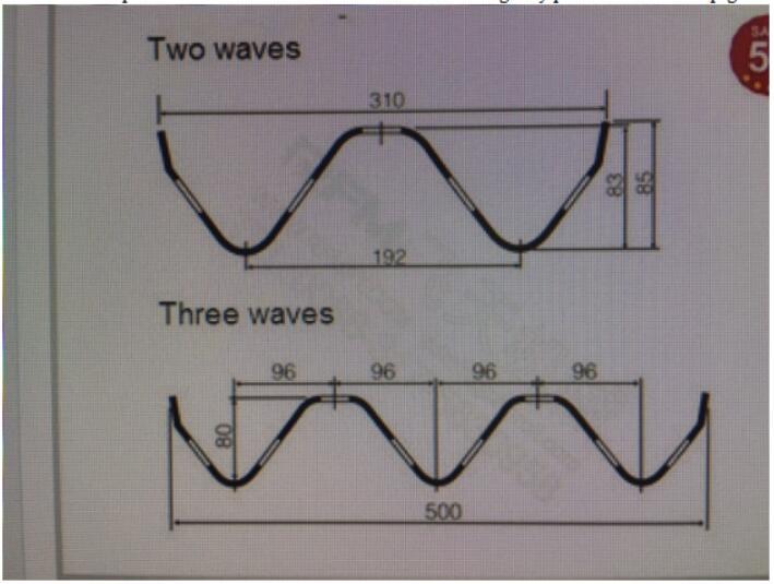 高速公路二波三波護欄板成型機設備